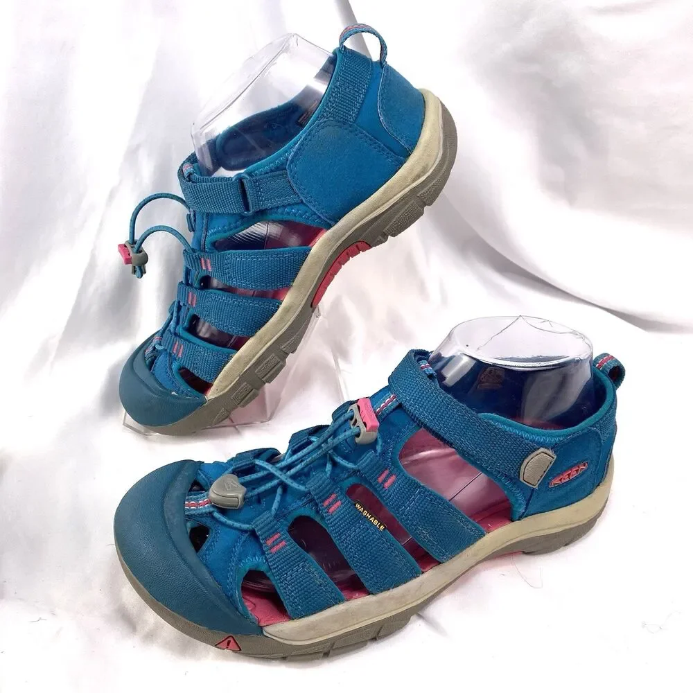 KEEN Sandals Men's Size 6 Teal Washable Outdoor Hiking Shoes Newport H2